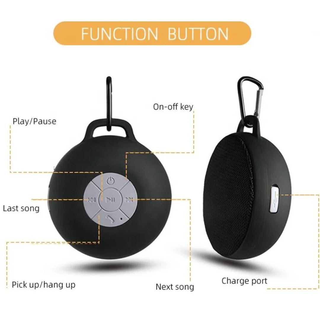 High Quality Water Proof Mini Bluetooth Speake RBuilt in High Capacity Battery for Long Term Play Back Suitable for Beach Outdoo