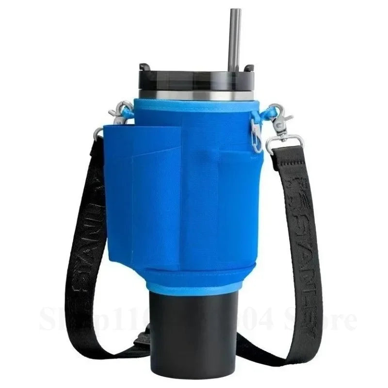 Water Bottle Carrier Water Bottle Holder Travel Essential Water Bottle Bag Carrier Cup Accessory for Stanley 40oz Tumbler