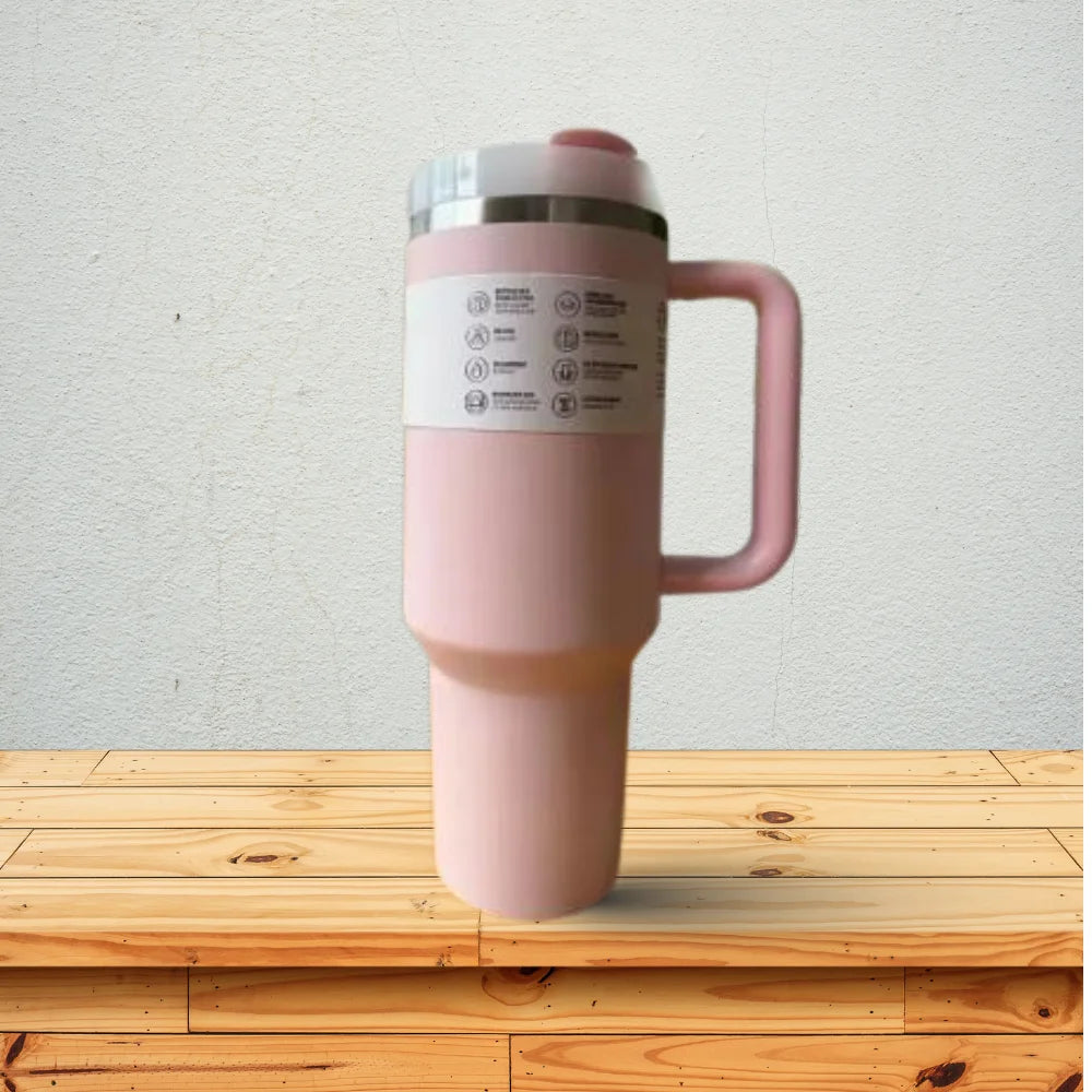 2025 New HOT Large Capacity 40Oz Stainless Steel Vacuum Flask - Insulated Tumbler Cup with Lids and Straws , Perfect for Travel