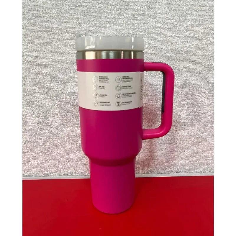 New cup with handle and straw 40oz | Travel cup | Insulated stainless steel cup | Cold preservation