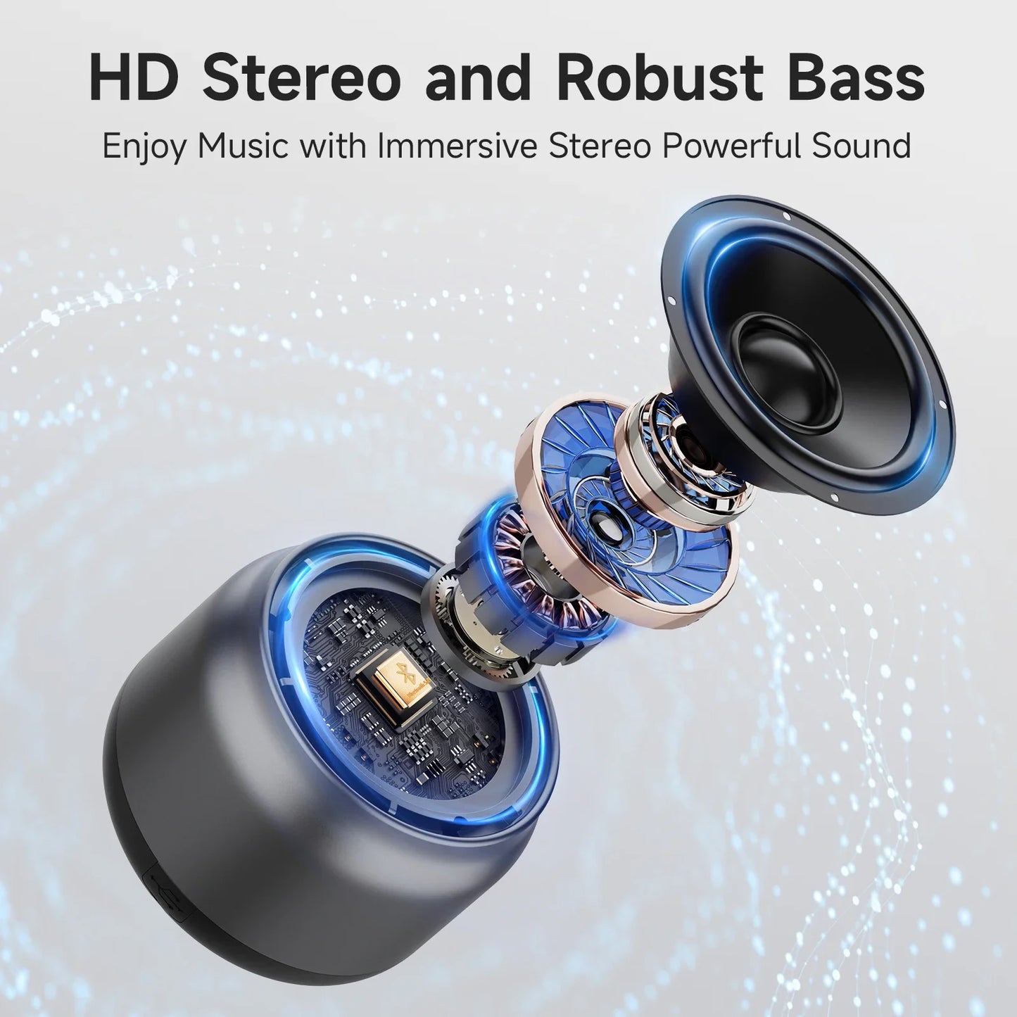 Portable Bluetooth Wireless Speaker Waterproof USB Outdoor Loudspeaker Music Surround Bass Box Speakers For thinkplus IOS