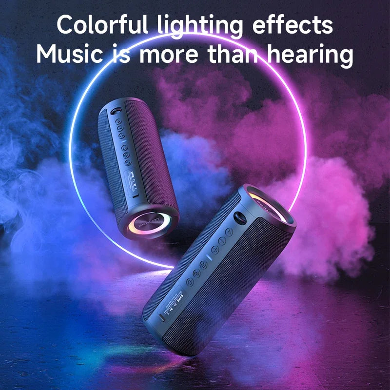 High-power Bluetooth Speaker 40W 3D Stereo Bass Bluetooth Speaker Portable IPX5 Waterproof Suitable TWS Boom Box