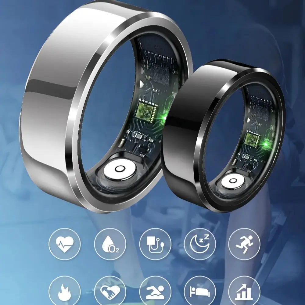 2025 R6Pro Smart Ring for Men ,Heart Rate, Blood Oxygen,Sleep Tracker, woman's health rings ,Compatible Android & iphone ring