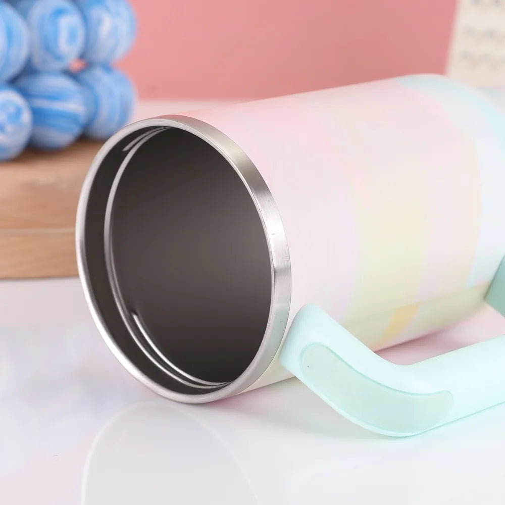 40oz Stainless Steel Insulated Car Travel Mugs Cold and Hot Vacuum Flask Insulated Tumbler Cup with Lids and Straws