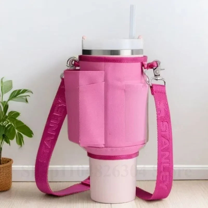 Water Bottle Carrier Water Bottle Holder Travel Essential Water Bottle Bag Carrier Cup Accessory for Stanley  40oz Tumbler