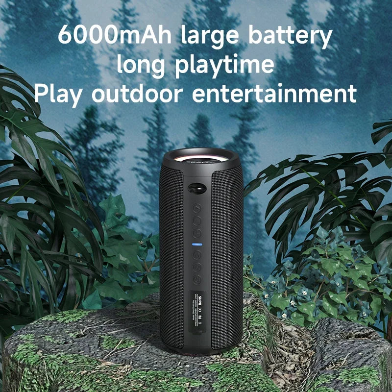 High-power Bluetooth Speaker 40W 3D Stereo Bass Bluetooth Speaker Portable IPX5 Waterproof Suitable TWS Boom Box