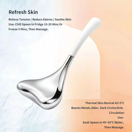 Ice Facial Roller Gua Sha Cryo Sticks Facial Skin Care Beauty Lifting Contouring Tools Reusable Ice Globe Balls Face Massagers