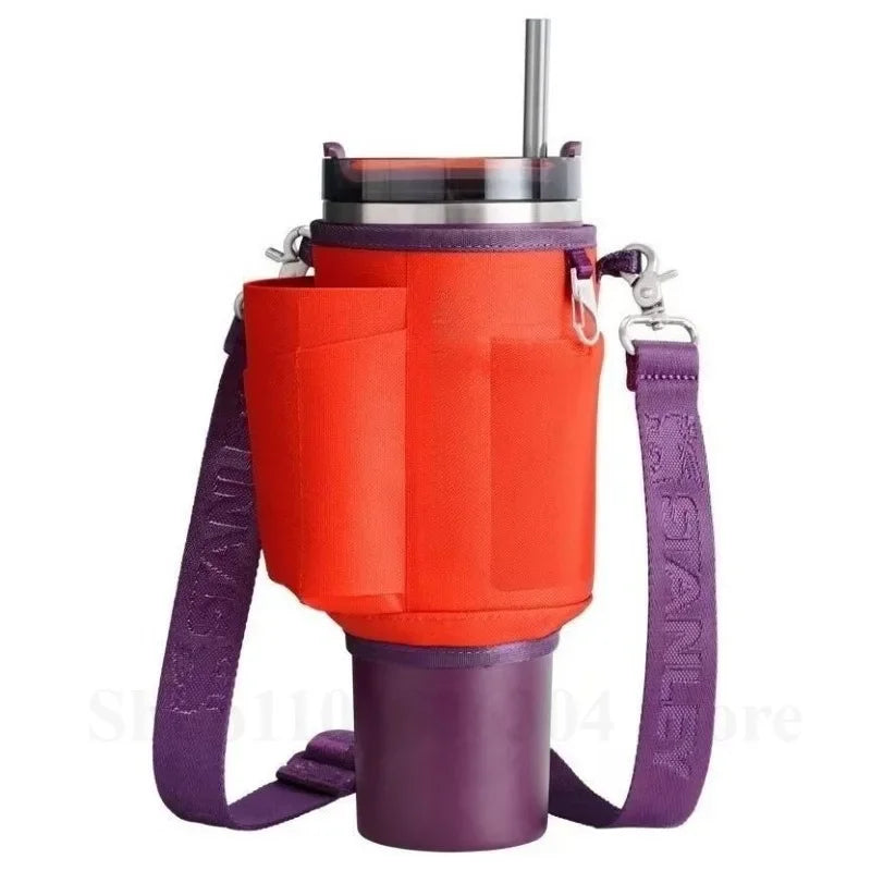 Water Bottle Carrier Water Bottle Holder Travel Essential Water Bottle Bag Carrier Cup Accessory for Stanley  40oz Tumbler
