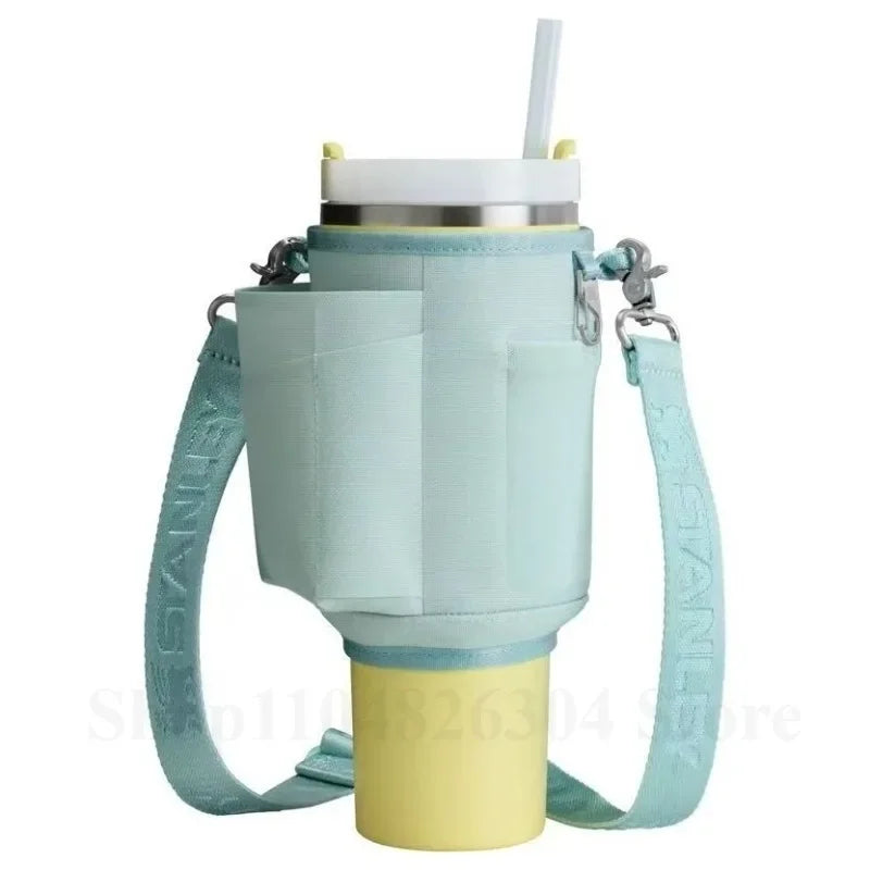 Water Bottle Carrier Water Bottle Holder Travel Essential Water Bottle Bag Carrier Cup Accessory for Stanley  40oz Tumbler