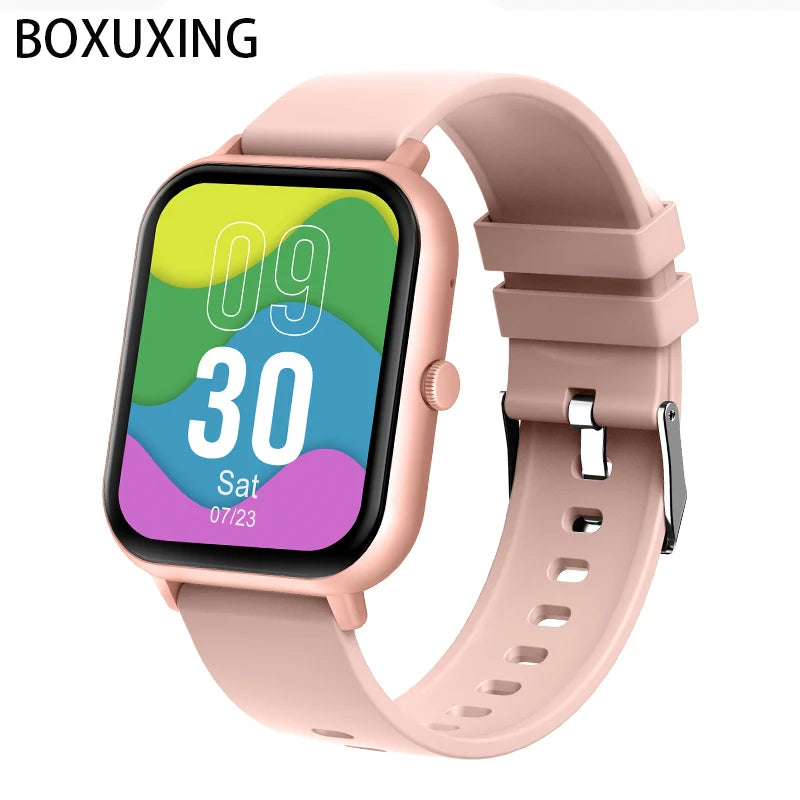 2025 New Smart Watch Women HD Bluetooth Call Sport Fitness Tracker Watch GPS Track Health Monitor Fashion Ladies Men Smart Watch