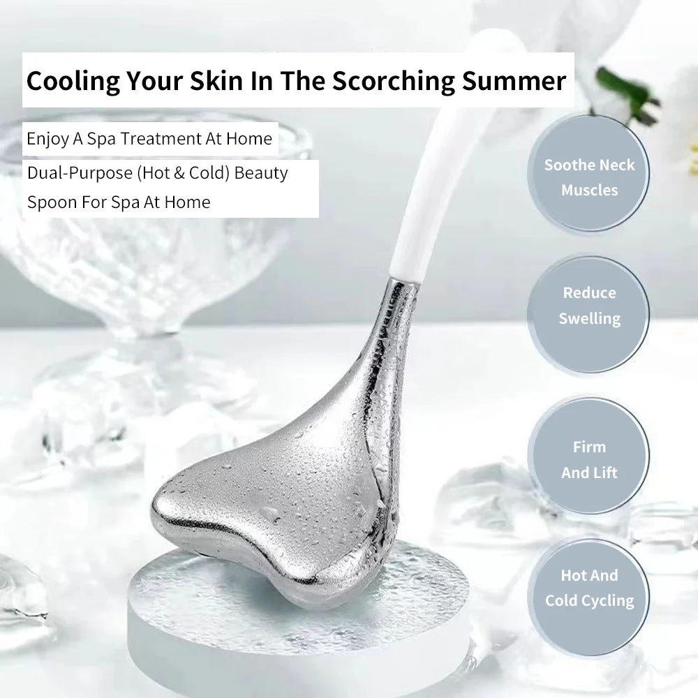 Ice Facial Roller Gua Sha Cryo Sticks Facial Skin Care Beauty Lifting Contouring Tools Reusable Ice Globe Balls Face Massagers