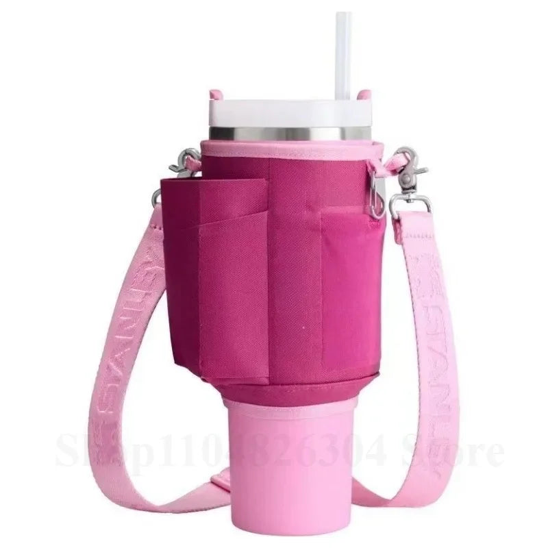 Water Bottle Carrier Water Bottle Holder Travel Essential Water Bottle Bag Carrier Cup Accessory for Stanley  40oz Tumbler