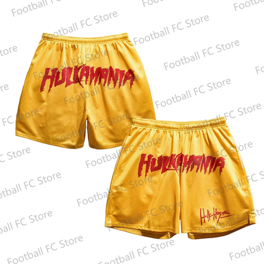 2025 Hulk Hogan Wrestling Shorts - Quick-Dry Beach Pants for Surfing, Loose Fit Casual Summer Wear & Match Layer