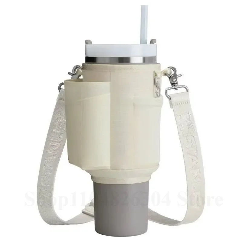 Water Bottle Carrier Water Bottle Holder Travel Essential Water Bottle Bag Carrier Cup Accessory for Stanley  40oz Tumbler